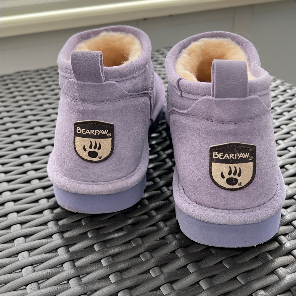 BearPaw Lavender Ankle Boots